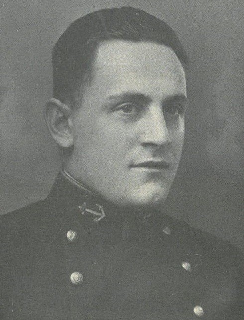 Image of Captain Henry Emil Bernstein as he appears as a Naval Academy cadet on page 487 of the 1926 edition of Lucky Bag 
