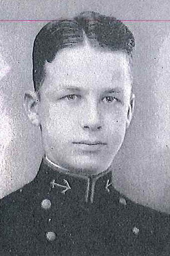 Photo of Captain James S. Bierer copied from page 143 of the 1928 edition of the U.S. Naval Academy yearbook 'Lucky Bag'.