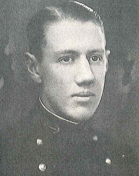 Photo of Captain Spenser A. Carlson copied from page 492 of the 1926 edition of the U.S. Naval Academy yearbook 'Lucky Bag'.