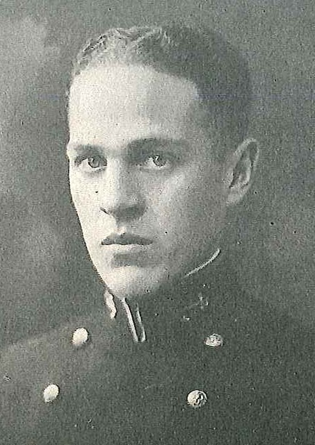 Photo of Commander William H. Carpenter copied from page 493 of the 1926 edition of the U.S. Naval Academy yearbook 'Lucky Bag'.