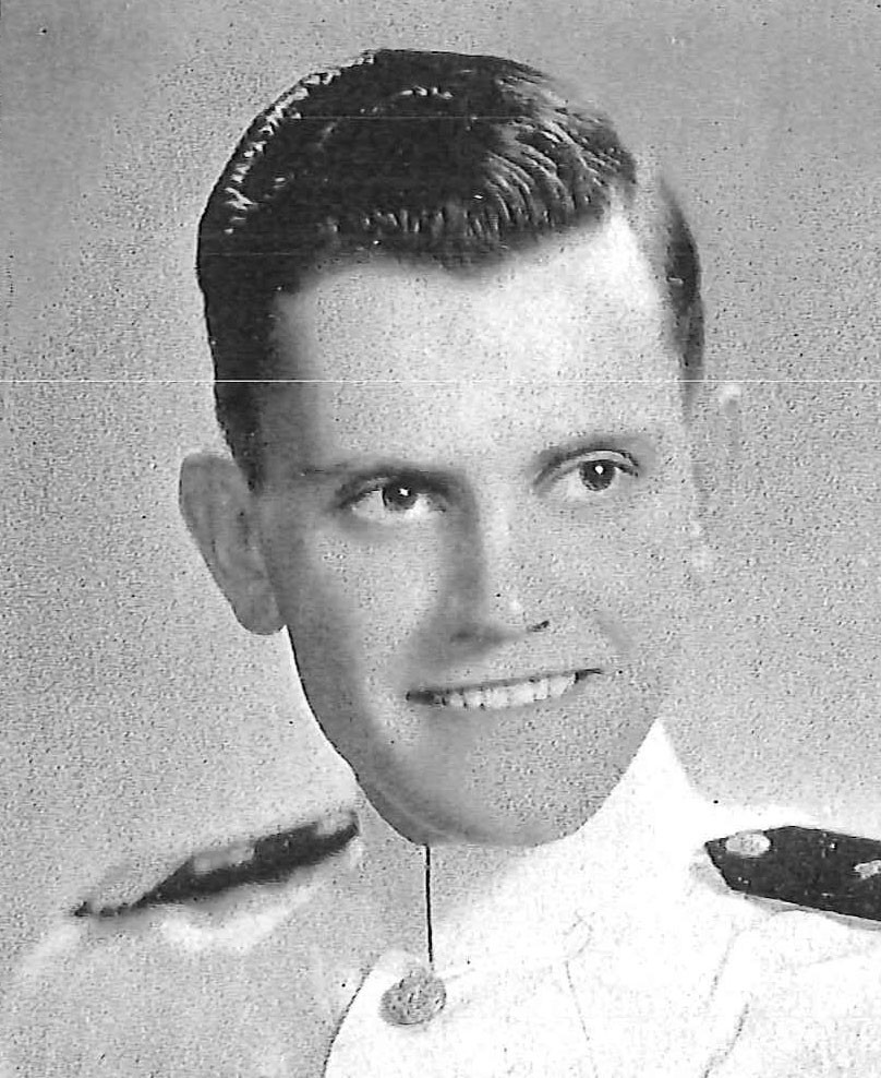 Photo of Captain Hal C. Castle copied from page 286 of the 1943 edition of the U.S. Naval Academy yearbook 'Lucky Bag'.
