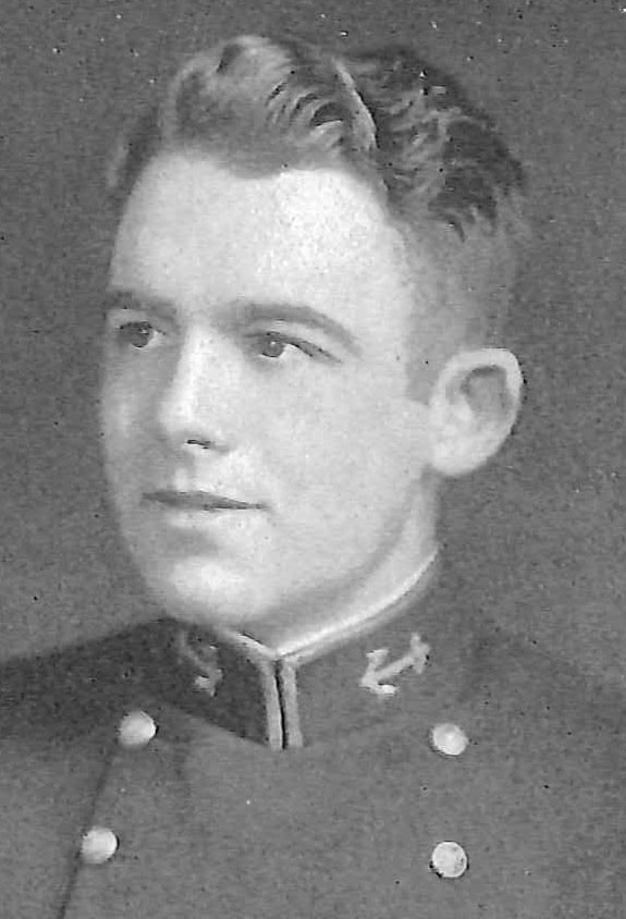 Photo of Captain Robert A. Chandler copied from page 94 of the 1934 edition of the U.S. Naval Academy yearbook 'Lucky Bag'.