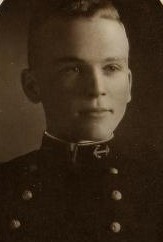 Photo of Vance Duncan Chapline copied from the 1909 edition of the U.S. Naval Academy yearbook 'Lucky Bag'