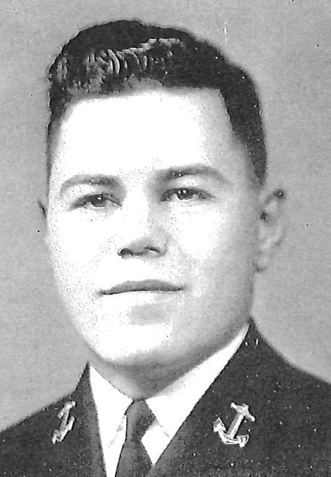 Photo of Rear Admiral John D. Chase copied from page 317 of the 1940 edition of the U.S. Naval Academy yearbook 'Lucky Bag'.