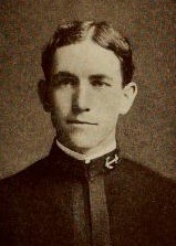 Photo of Warren Gerald Child copied from the 1907 edition of the U.S. Naval Academy yearbook 'Lucky Bag'