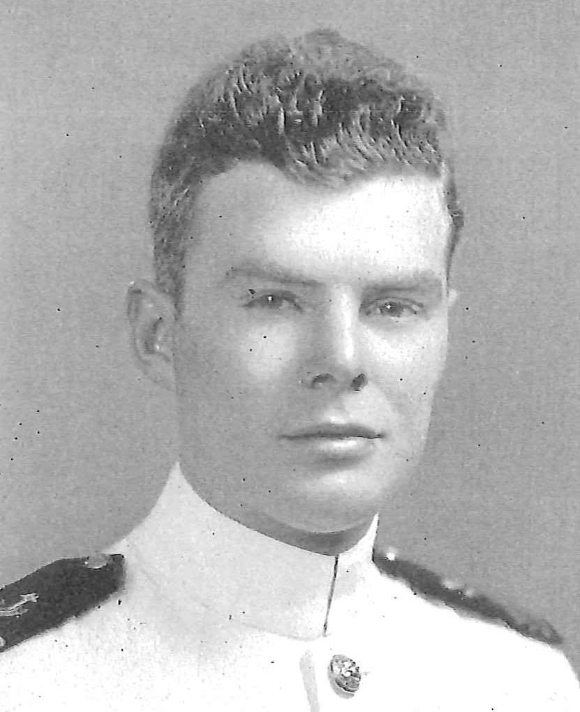 Photo of Rear Admiral Kenan c. Childers, Jr. copied from page 234 of the 1939 edition of the U.S. Naval Academy yearbook 'Lucky Bag'.
