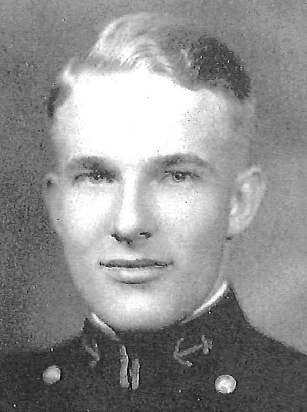Photo of Captain John L. Chittenden copied from page 150 of the 1932 edition of the U.S. Naval Academy yearbook 'Lucky Bag'.