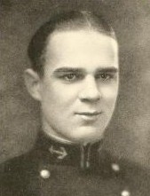 Photo of Burdette Eugene Close copied from the 1924 edition of the U.S. Naval Academy yearbook 'Lucky Bag'