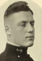 Photo of Sterling Cloughley copied from the 1920 edition of the U.S. Naval Academy yearbook 'Lucky Bag'