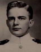 Photo of Warren Richardson Cobb, Jr. copied from the 1946 edition of the U.S. Naval Academy yearbook 'Lucky Bag'