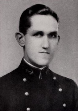 Photo of Benjamin Coe copied from the 1929 edition of the U.S. Naval Academy yearbook 'Lucky Bag'