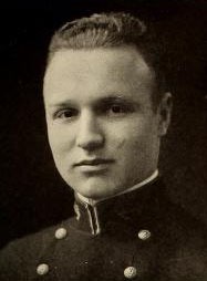 Photo of Wilson Patterson Cogswell copied from the 1922 edition of the U.S. Naval Academy yearbook 'Lucky Bag'