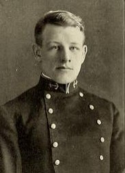Photo of Francis Cogswell copied from the 1912 edition of the U.S. Naval Academy yearbook 'Lucky Bag'