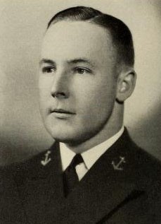 Photo of Charles Walter Coker copied from the 1937 edition of the U.S. Naval Academy yearbook 'Lucky Bag'