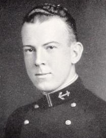 Photo of Allyn Cole, Jr. copied from the 1934 edition of the U.S. Naval Academy yearbook 'Lucky Bag'