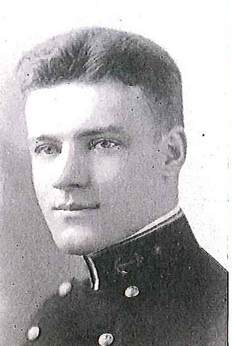 Photo of Rear Admiral Randal E. Dees copied from page 77 of the 1917 edition of the U.S. Naval Academy yearbook 'Lucky Bag'.