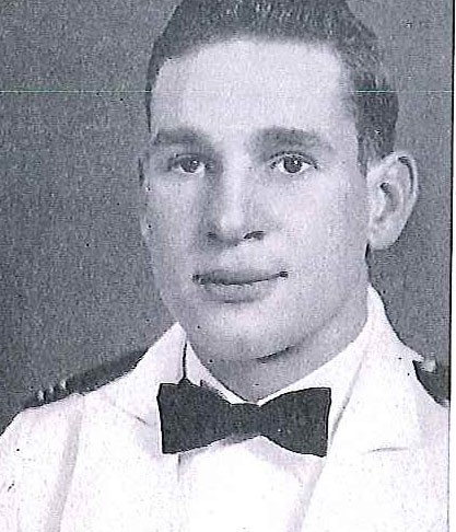 Photo of Commander William H. Deibler, Jr. copied from page 70 of the 1941 edition of the U.S. Naval Academy yearbook 'Lucky Bag'.