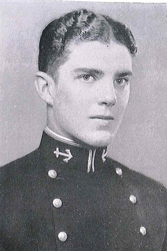 Photo of Captain Milton C. Dickinson copied from page 306 of the 1929 edition of the U.S. Naval Academy yearbook 'Lucky Bag'.