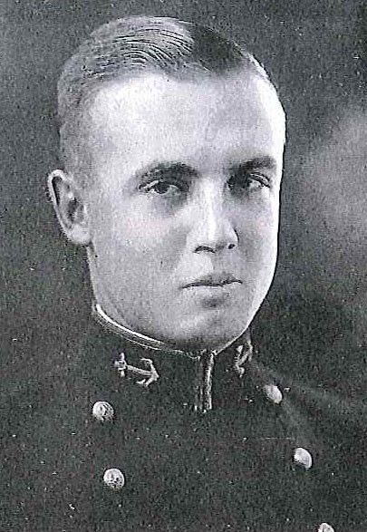 Photo of Rear Admiral Ralph Earle, Jr. copied from page 282 of the 1922 edition of the U.S. Naval Academy yearbook 'Lucky Bag'.