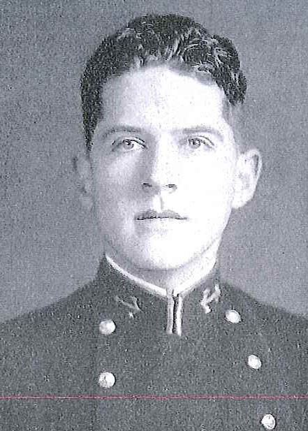 Photo of Captain David S. Edwards, Jr.copied from page 192 of the 1934 edition of the U.S. Naval Academy yearbook 'Lucky Bag'.