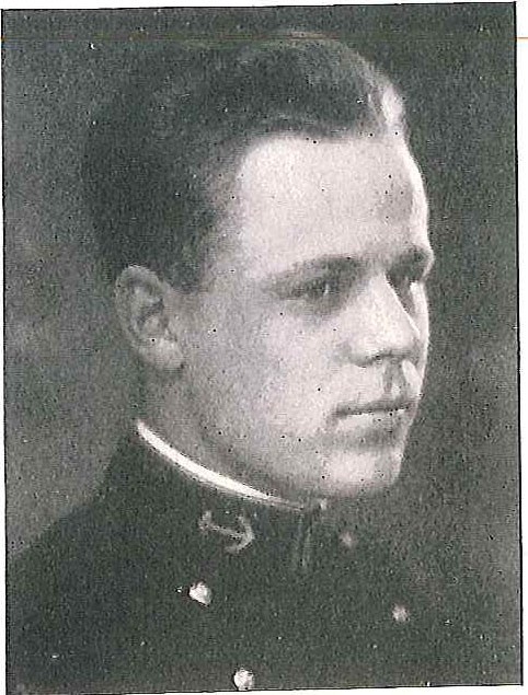 Photo of Capt. Fremont B. Eggers ;copied from page 199 of the 1925 edition of the U.S. Naval Academy yearbook 'Lucky Bag'.