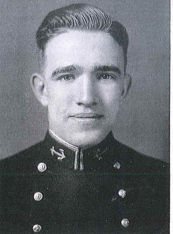 Photo of Captain Charles R. Eisenbach copied from page 95 of the 1936 edition of the U.S. Naval Academy yearbook 'Lucky Bag'.