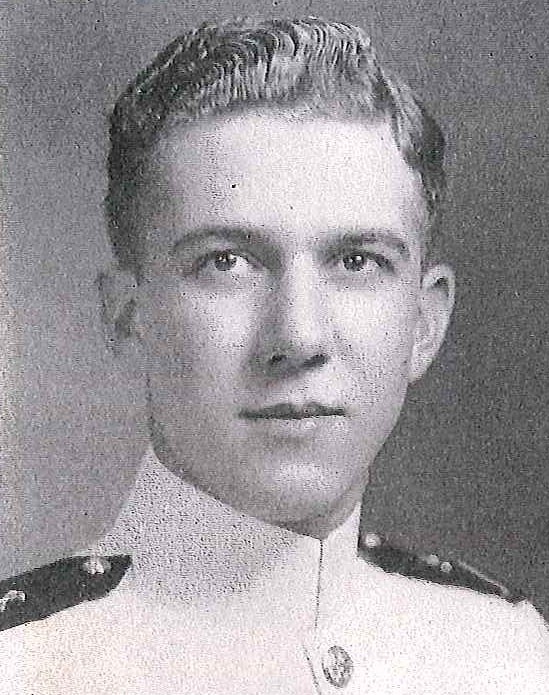 Photo of Captain Claude P. Ekas, Jr. copied from page 180 of the 1947 edition of the U.S. Naval Academy yearbook 'Lucky Bag'.