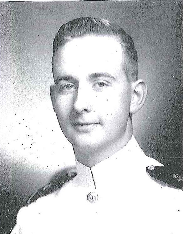 Photo of Commander William W. Elpers copied from page 260 of the 1956 edition of the U.S. Naval Academy yearbook 'Lucky Bag'.