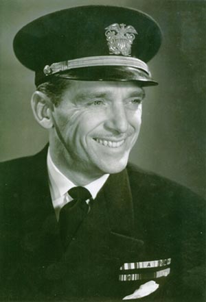 Commander Douglas Elton Fairbanks, Jr., US Naval Reserve; Photo courtesy of Captain James E. Wise, Jr., US Navy (Retired).
