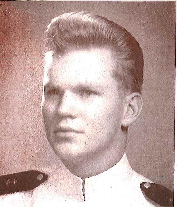 Photo of Captain Frederick G. Fellowes, Jr. copied from the 1953 edition of the U.S. Naval Academy yearbook 'Lucky Bag'.