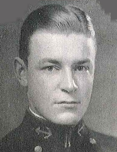 Photo of Captain John B. Fellows, Jr. copied from the 1931 edition of the U.S. Naval Academy yearbook 'Lucky Bag'.