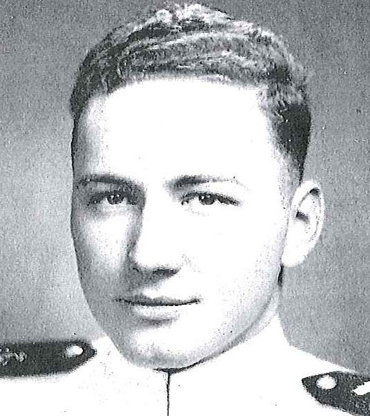 Photo of Vice Admiral John G. Finneran copied from the 1946 edition of the U.S. Naval Academy yearbook 'Lucky Bag'.