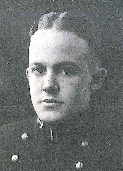 Photo of Captain Howell C. Fish copied from the 1924 edition of the U.S. Naval Academy yearbook 'Lucky Bag'.