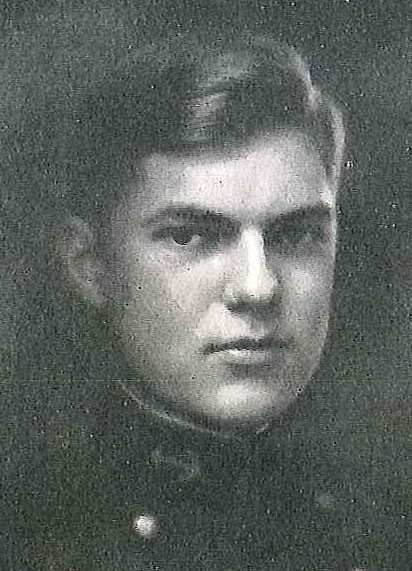 Photo of Captain William Gooding Fisher copied from the 1924 edition of the U.S. Naval Academy yearbook 'Lucky Bag'.
