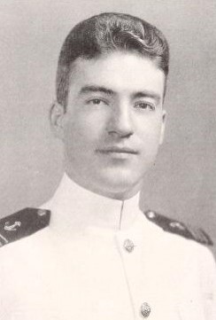 Photo of Francis John Fitzpatrick copied from the 1939 edition of the U.S. Naval Academy yearbook 'Lucky Bag'