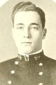 Photo of Rear Admiral Howard A. Flanigan copied from the 1910 edition of the U.S. Naval Academy yearbook 'Lucky Bag'.