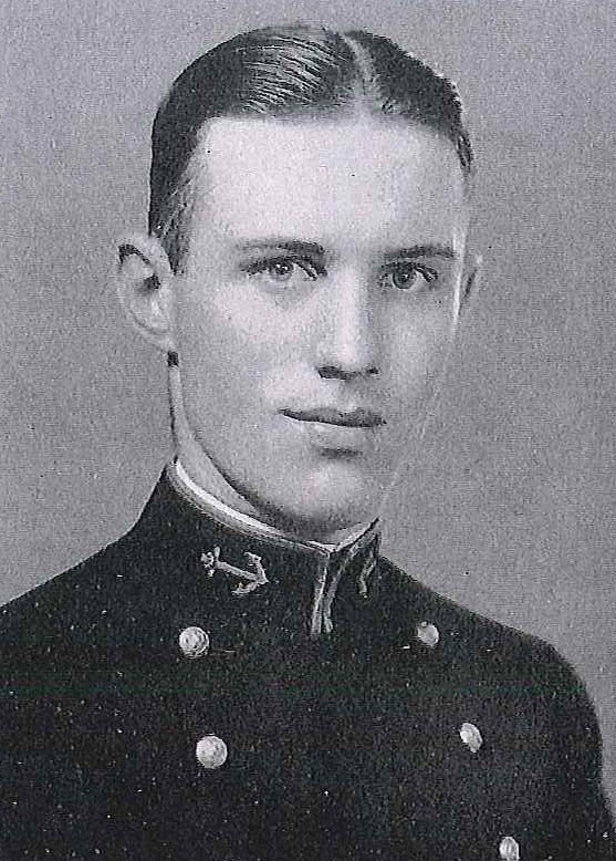 Photo of Captain Paul Foley, Jr. copied from the 1929 edition of the U.S. Naval Academy yearbook 'Lucky Bag'.
