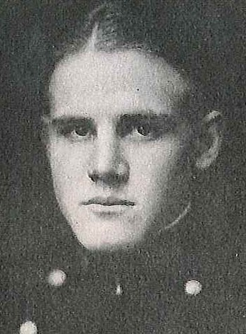 Photo of Captain Winston P. Folk copied from the 1923 edition of the U.S. Naval Academy yearbook 'Lucky Bag'.