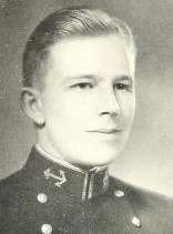 Photo of William C. Fortune copied from the 1933 copy of the U.S. Naval Academy yearbook 'Lucky Bag'