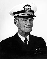Vice Admiral Marc A. Mitscher, USN Photographed during World War II.