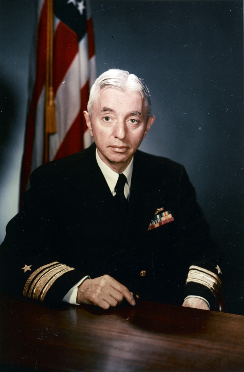 Image of Admiral Rickover in Navy Uniform
