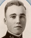 Photo of Ralph Smith Riggs from the digitized version of 1918 edition of the U.S. Naval Academy yearbook 'Lucky Bag'.