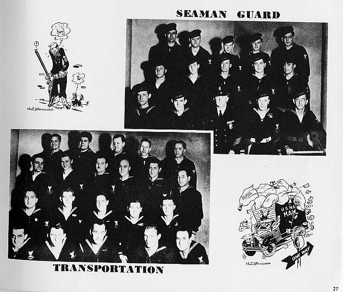 Seaman Guard and Transportation group photos