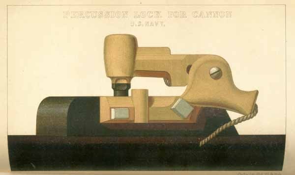 Color plate: Percussion Lock for Cannon, U.S. Navy