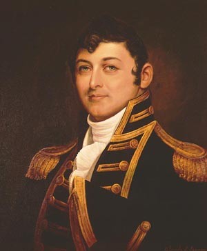 Captain Isaac Hull, USN (1773-1843) Portrait by Orlando S. Lagman, after Gilbert Stuart, 1967. Courtesy of the U.S. Navy Art Collection, Washington, D.C. U.S. Naval Historical Center Photograph. Photo #: NH 48939-KN (color).