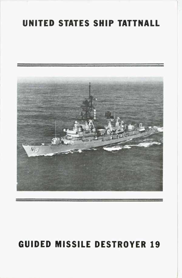 Image of cover  - USS Tattnall (DDG-19) Welcome Aboard Brochure
