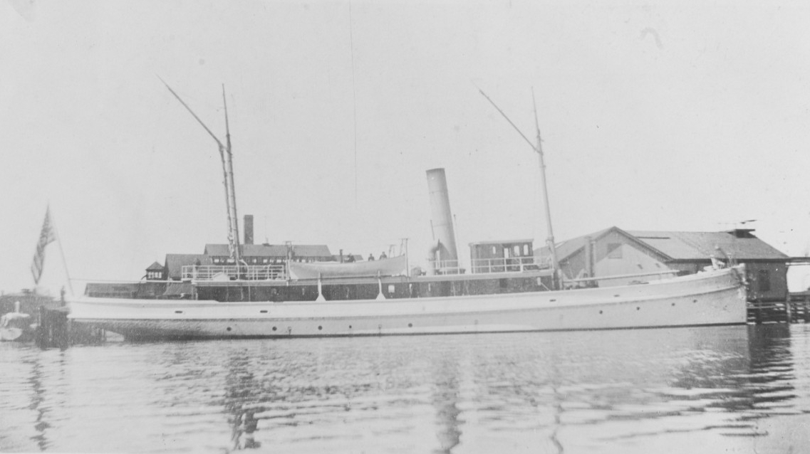 A picture of the USS Leyden which took part in the blockade activity.