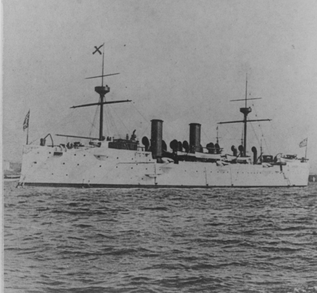 A picture of the USS St. Paul which served on the Puerto Rican blockade.