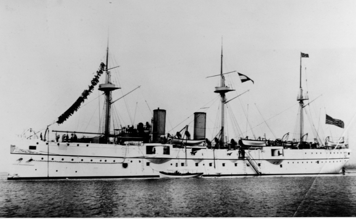 A picture of the USS Yosemite which served on the Puerto Rican blockade.
