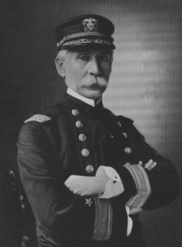 A pciture of Commodore John C. Watson who was the commander of the Eastern Squadron.